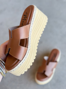 Misty Tan Platform Sandals