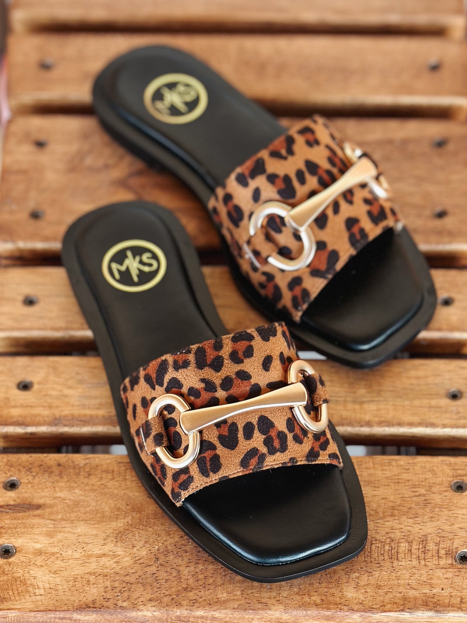 Ava Leopard Sandals