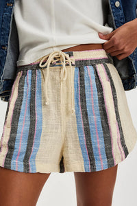 Free People Kalli Board Shorts - Sand Combo