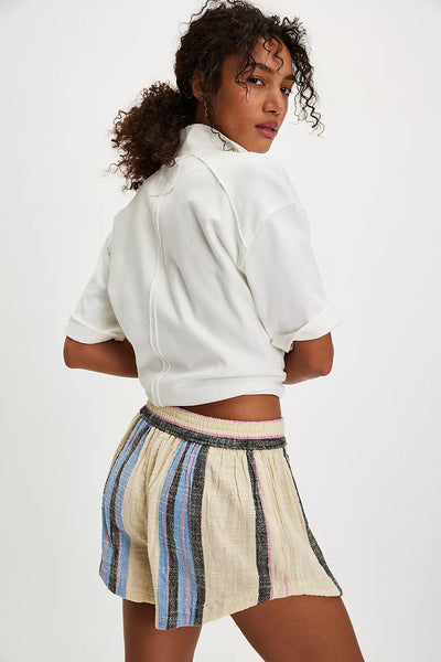 Free People Kalli Board Shorts - Sand Combo