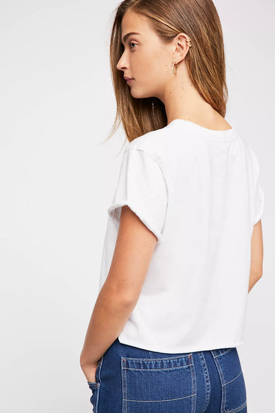 Free People The Perfect Tee- White