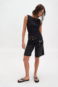 Free People Ash Knit Top - Black