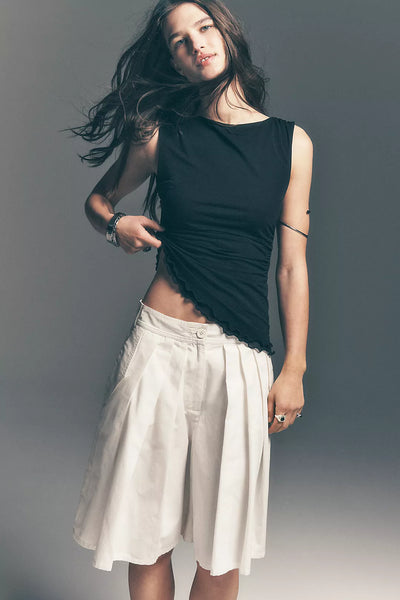 Free People Ash Knit Top - Black