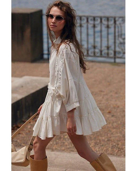 Free People Hampton Mini Dress - Ivory