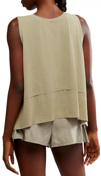 Free People Tempo Tank - Sage Stone