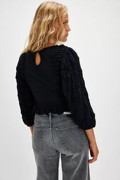 Free People We The Free Olivia Top - Black