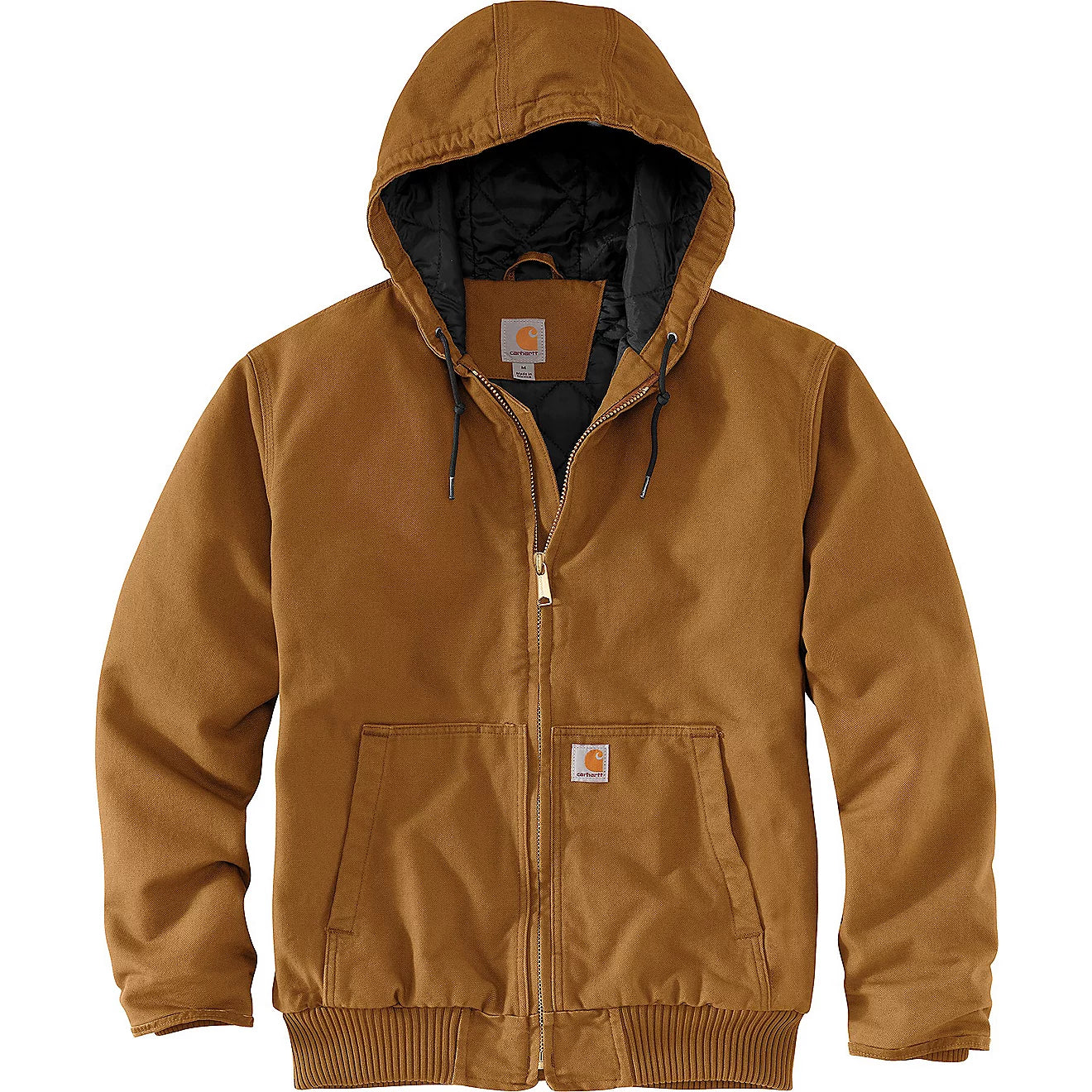 Carhartt Men's Insulated Active Washed Duck Jacket - Brown