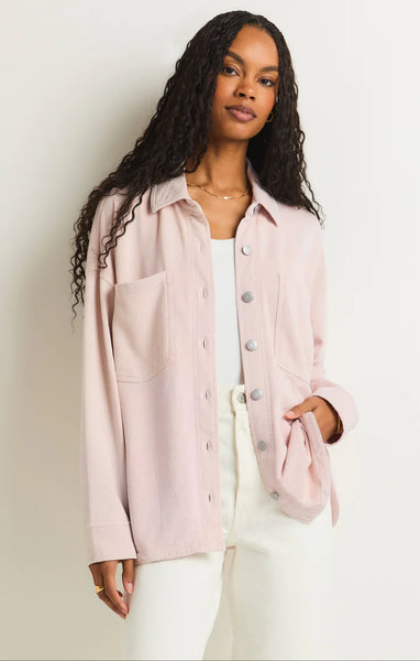 ZSupply All Day Knit Jacket- Rose