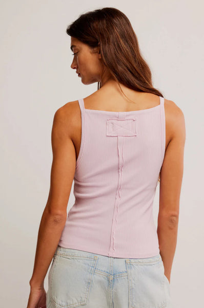 Free People Mia Tank - Pink A Boo