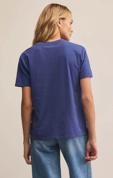 ZSupply ALL American Boyfriend Tee - Yacht Blue