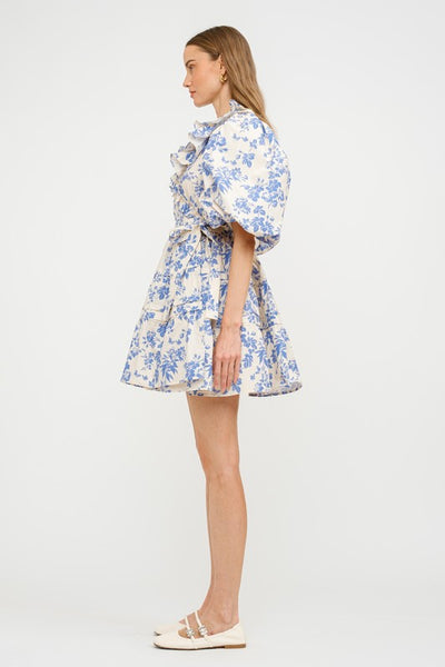 Josefine Floral Dress - Blue