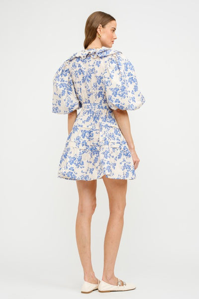 Josefine Floral Dress - Blue
