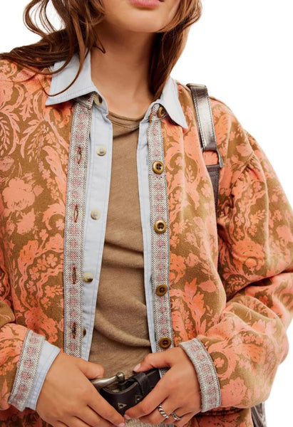 Free People Drifter Jacket - Earth Combo