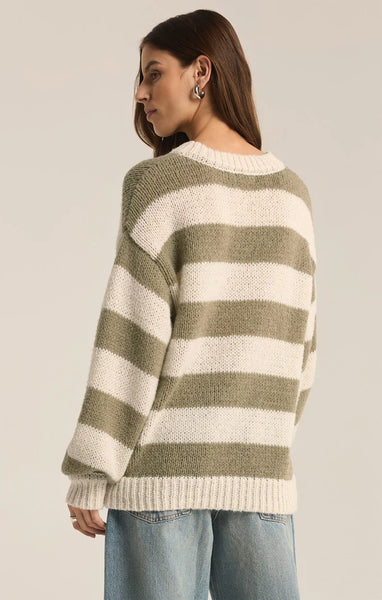 ZSupply Anders Striped Sweater- Willow