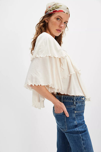 Free People Rose Party Tee - Sugar Swizzle