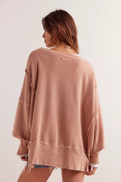 Free People Graphic Camden Pullover - Mirrored Horses
