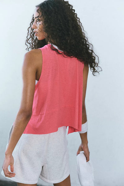 Free People Tempo Tank - Hibiscus