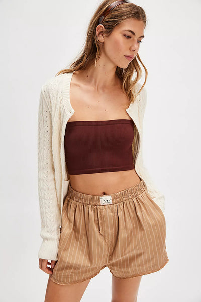 Free People Amelia Bandeau - Dark Brown