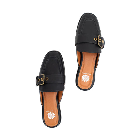 Jardeen Loafer Mule - Black