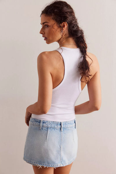 Free People We The Free Gallivanting Peekaboo Skort - Aegean