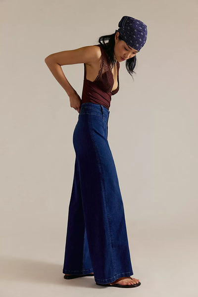 Free People We The Free Libre Wide-Leg Jeans - Lock and Key