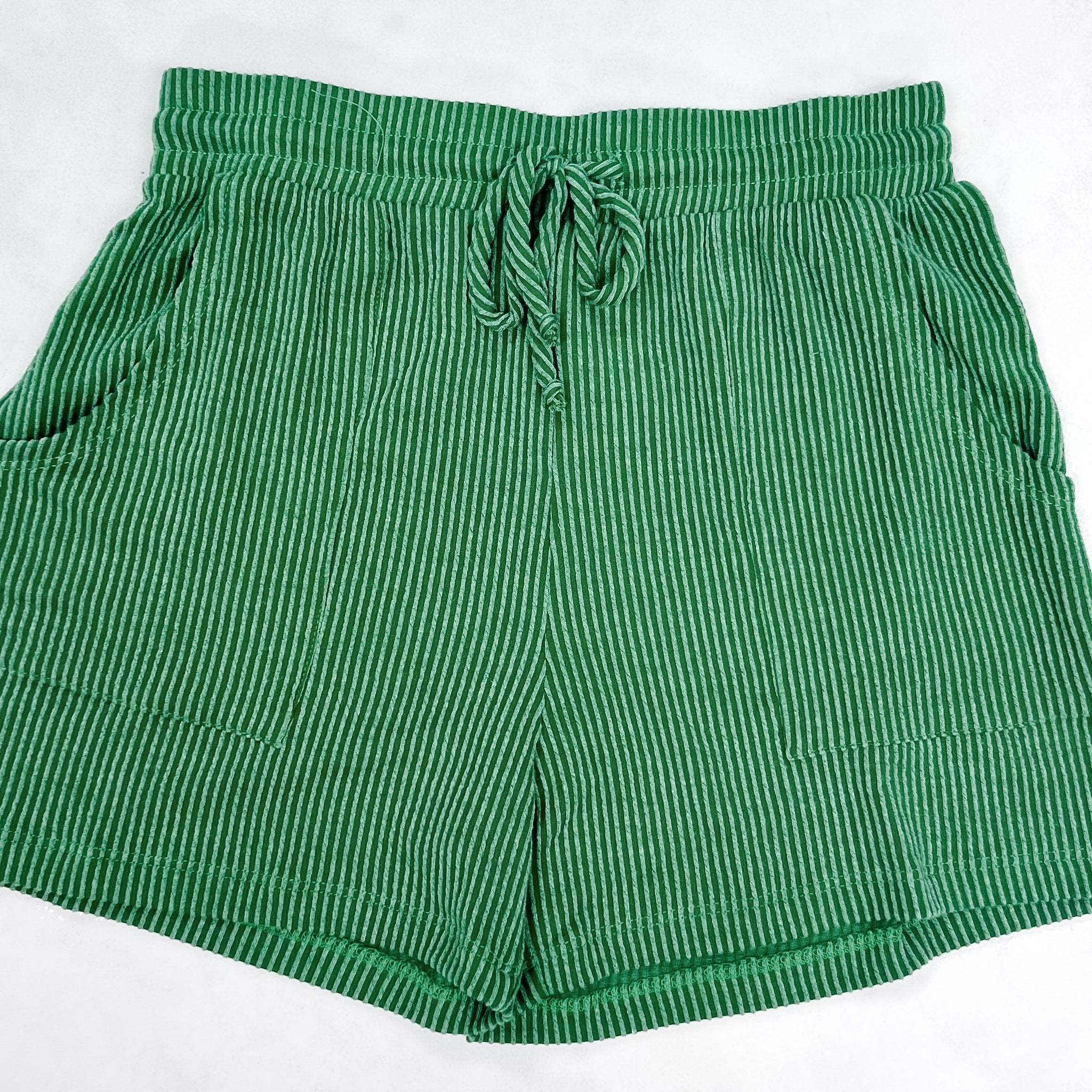 NOPE Corded Pullover & Shorts- Kelly Green (Sold Separately)