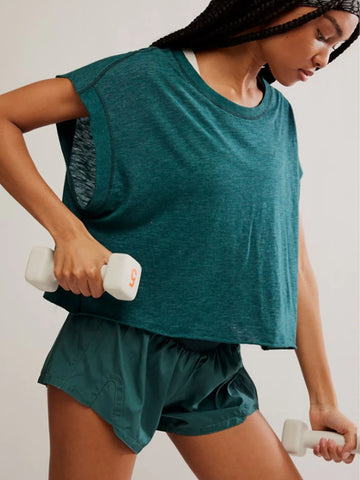 Free People My Time Tee - Evergreen