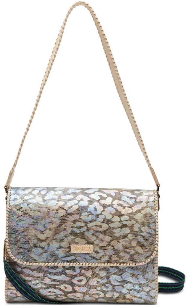 Kate Spade Glitter Crossbody Bag in Natural