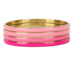 Budha Girl Krishna Bangles- Pink