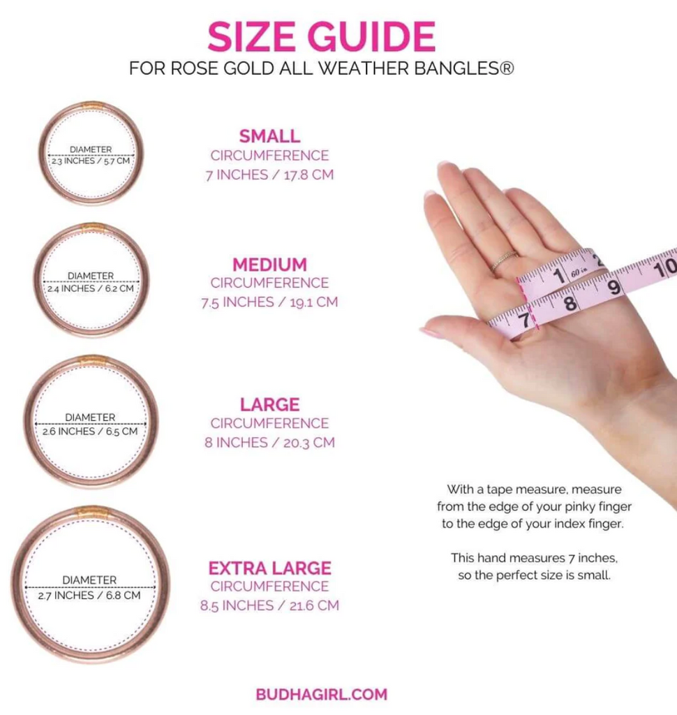 Budha girl cheap bangles rose gold