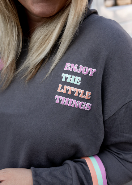 Enjoy The Little Things Hoodie & Short Set (Sold Separately)