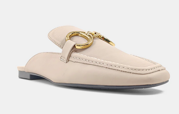 Andromeda Slip On Loafers- Nude