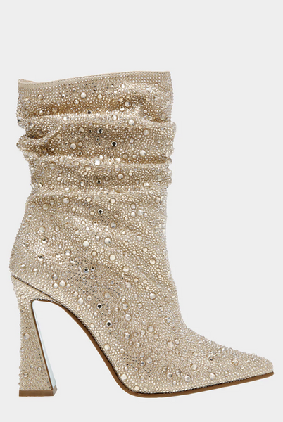 Betsey Johnson SB-Mac Boots- LT Gold