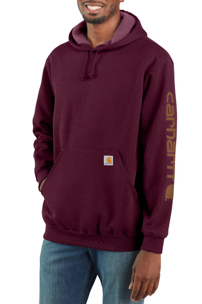 Carhartt Men's Loose Fit Midweight Logo Sleeve Hoodie- ALL colors