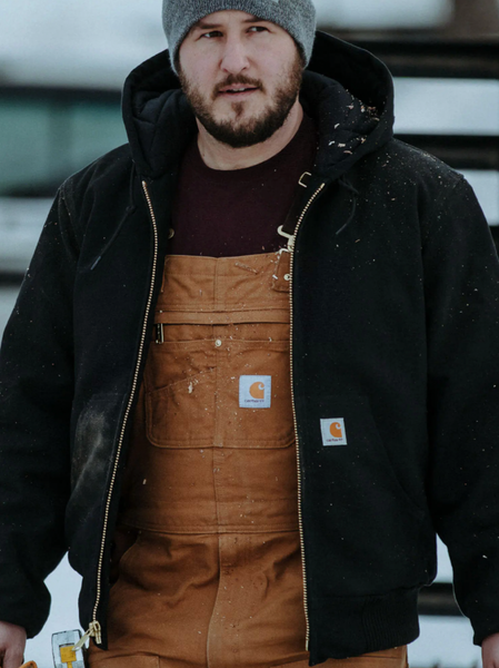 Carhartt Men's Iconic J140 Firm Duck Active Jacket - Black