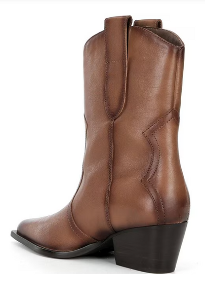 Free People Cat Nap Leather Cowboy Boots