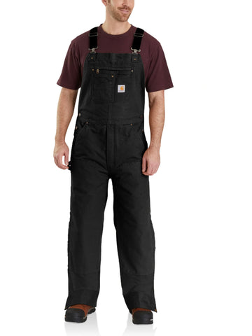 Carhartt Insulated Bib Overall Loose Fit Duck - 3 Warmest Rating