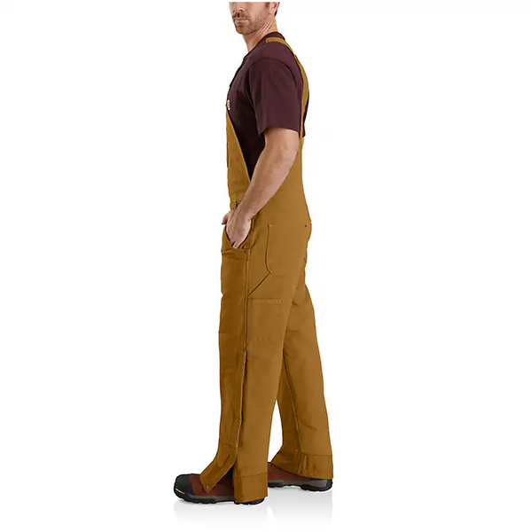 Carhartt Insulated Bib Overall Loose Fit Duck - 3 Warmest Rating