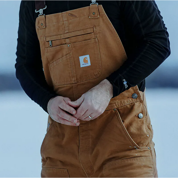 Carhartt Insulated Bib Overall Loose Fit Duck - 3 Warmest Rating