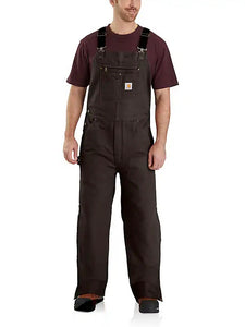 Carhartt Insulated Bib Overall Loose Fit Duck - 3 Warmest Rating