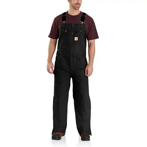 Carhartt Insulated Bib Overall Loose Fit Duck - 3 Warmest Rating