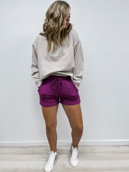 Textured Shorts- All Colors
