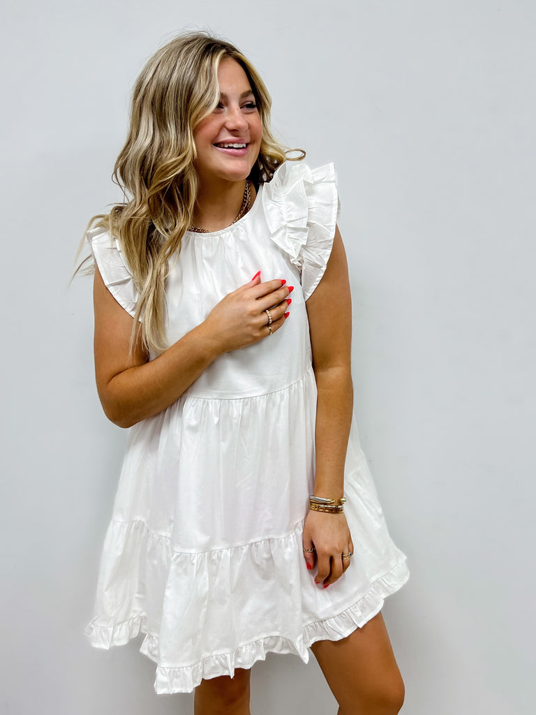 Country ruffle clearance dress