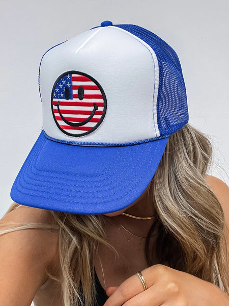 Happy USA Trucker Caps