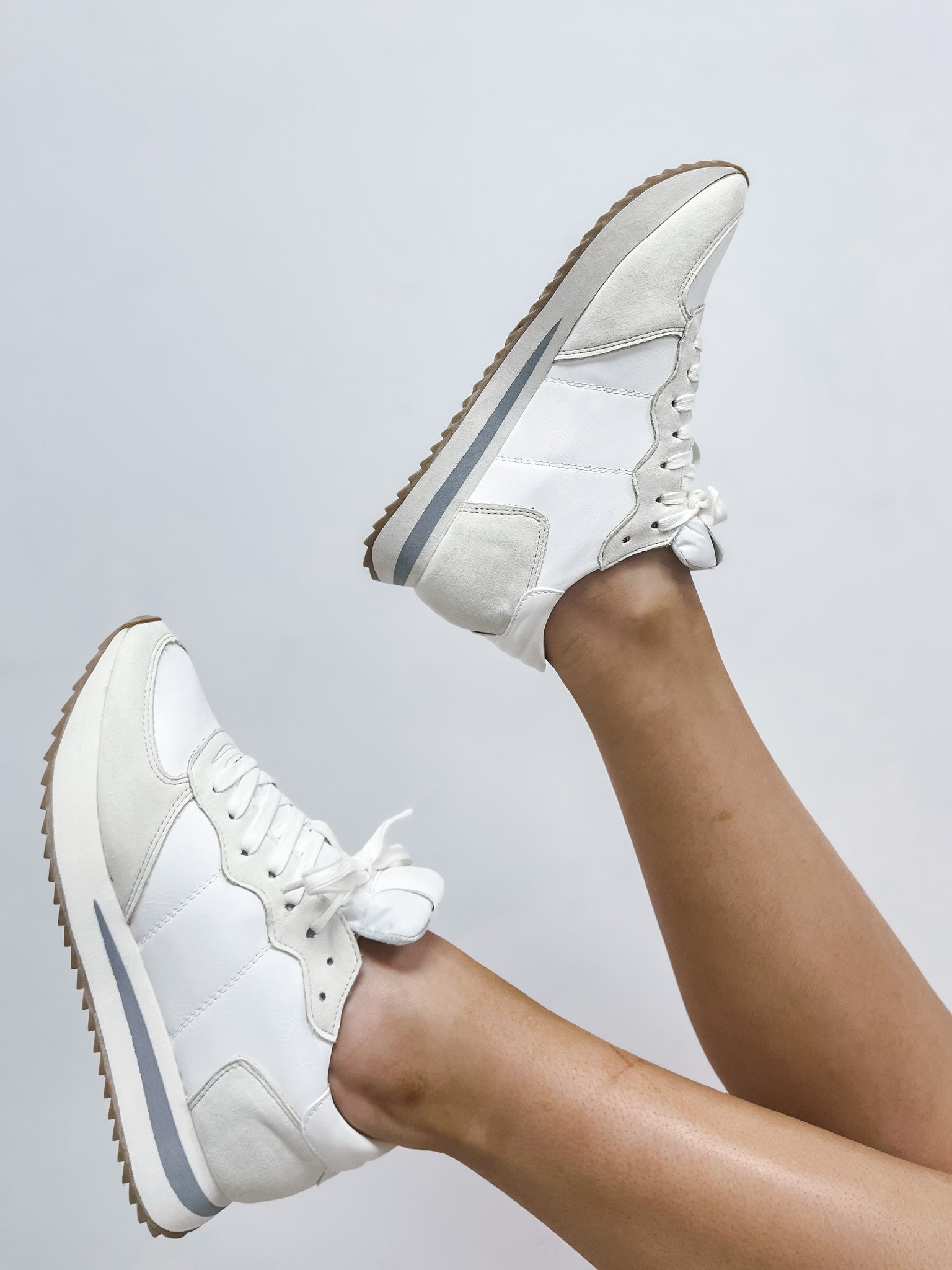 White Prudence Sneakers