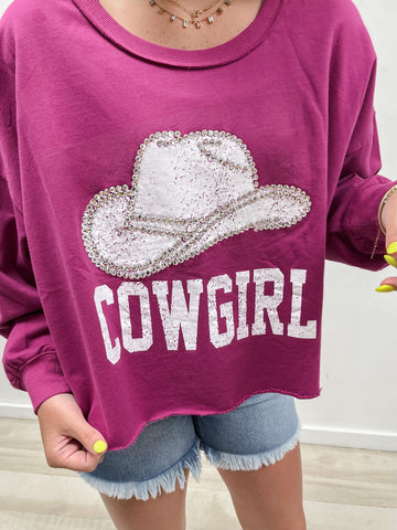 Rhinestone Cowgirl Pullover