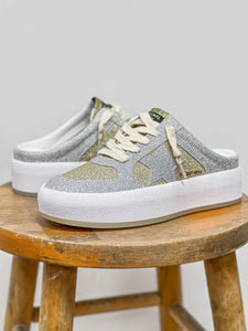 Val Silver/Gold Slip-On Sneakers