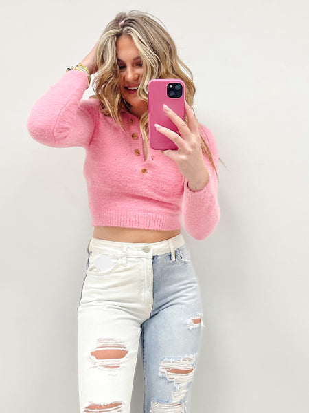 Plush Pink Sweater