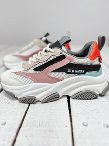 Steve Madden Possession Sneakers-Grey Multi