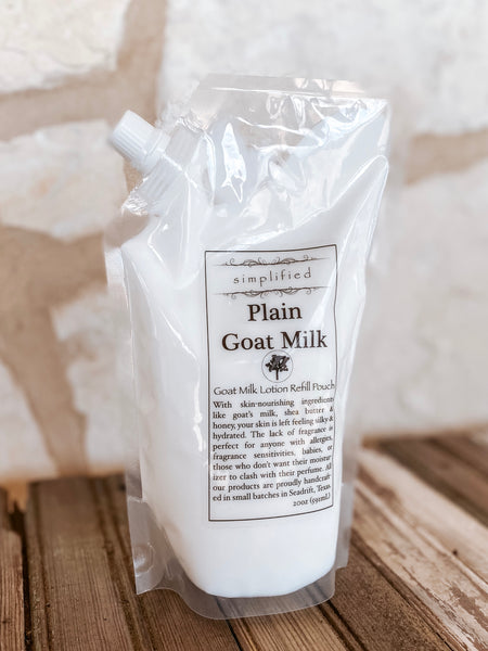 Simplified Lotion Refill Bag